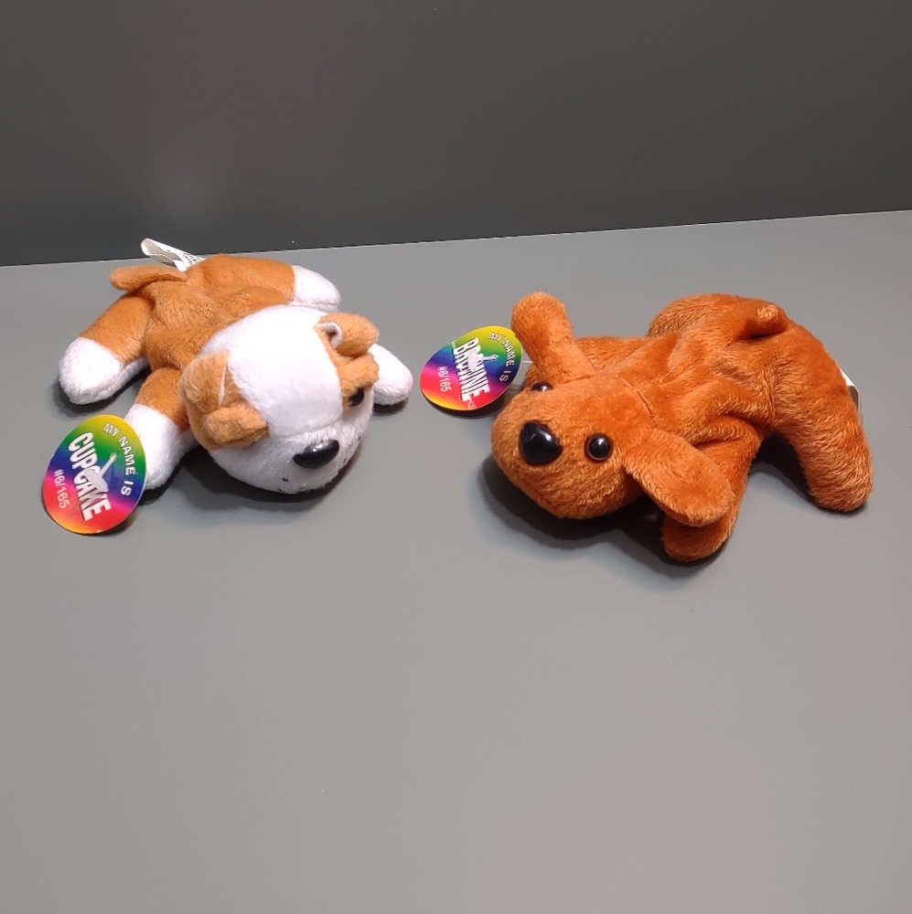 4" puppies Cupcake & Brownie